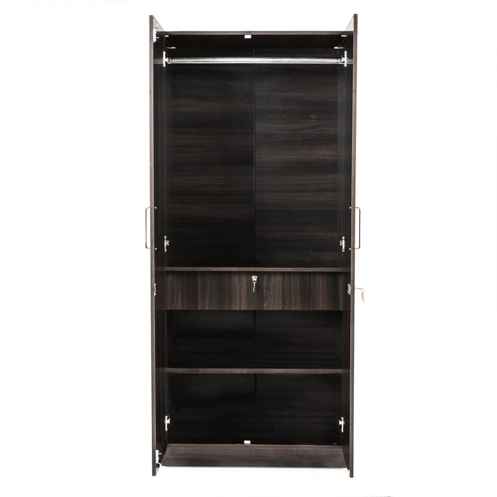 Wooden Wardrobes: 2/3/4-Door Options with Mirrors -