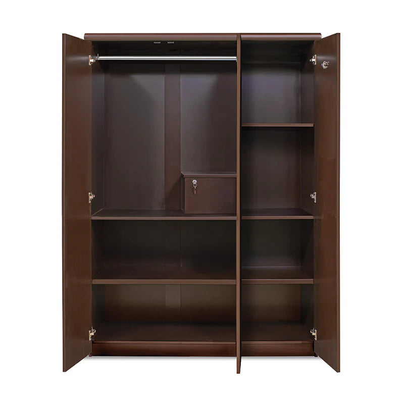 Wardrobe for Home 3-Door Sleek Modern Design and Premium Finish for Stylish Bedrooms