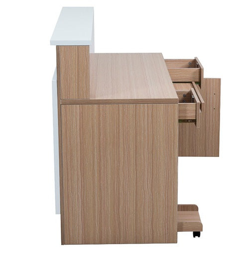 Reception Table with Keyboard Tray