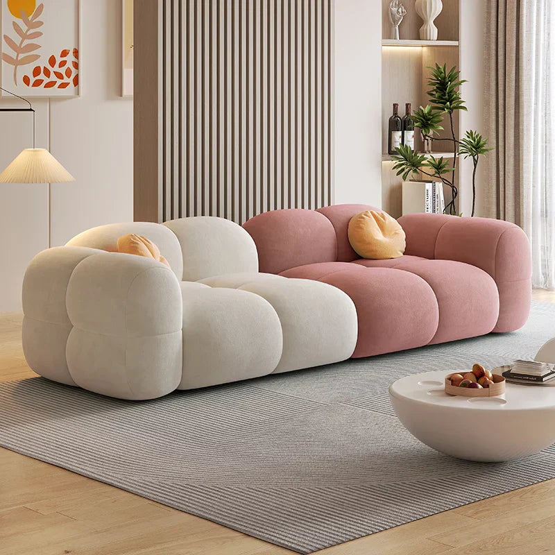Luxurious 4 -seater sofa crafted with premium velvet fabric and a solid wood frame designed to elevate modern living rooms with comfort and timeless elegance