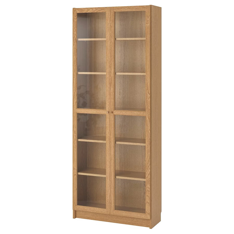 Wooden Cabinet with 2 Glass Door