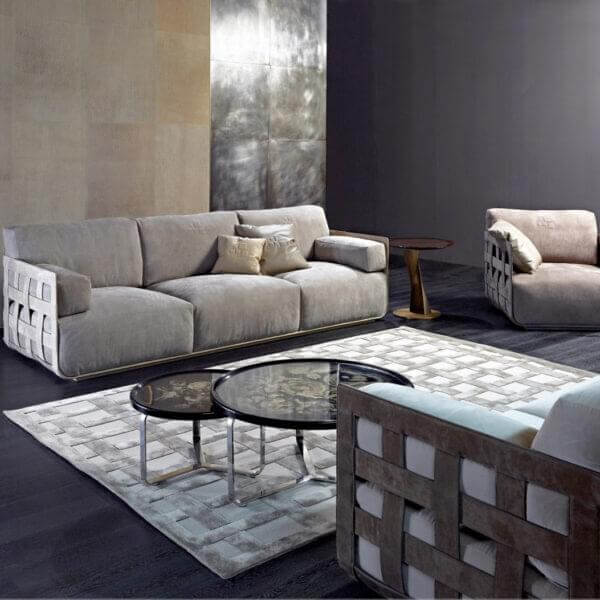 Velvet Sofa for Living Room with Plush Cushions and Premium Look Soft Touch and Elegant Design for Modern Homes