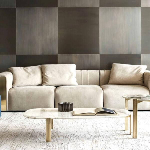 Italian Designer 3-Seater Sofa –Upholstery for Elegant Modern Living Spaces