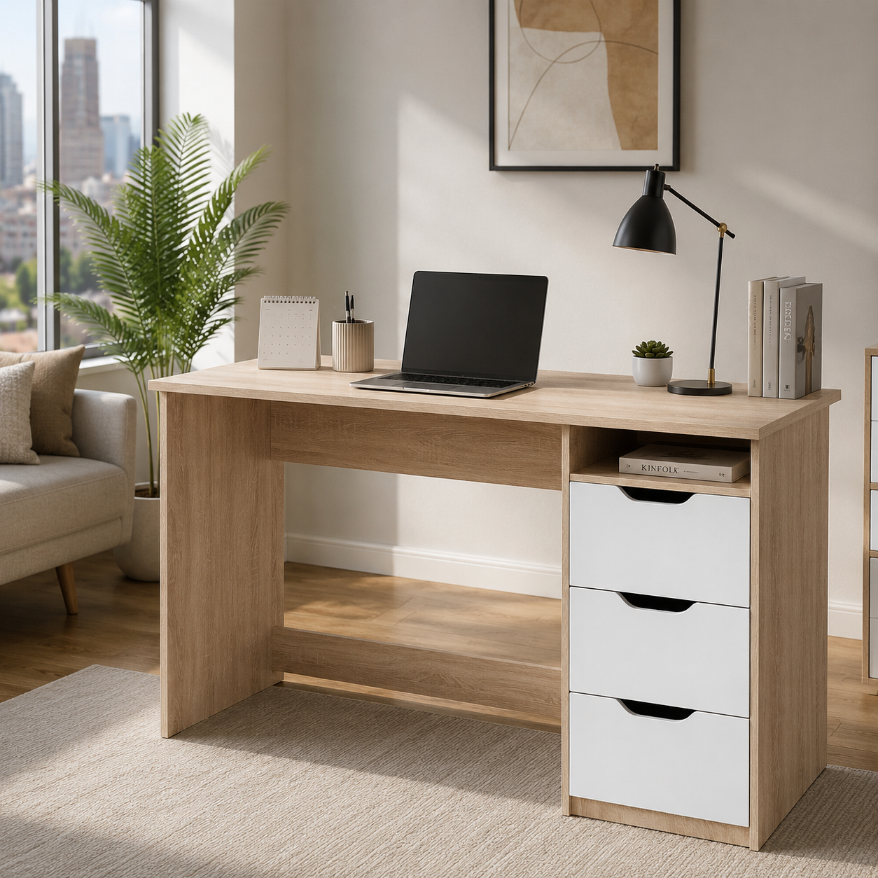 Office Computer Table in Wooden