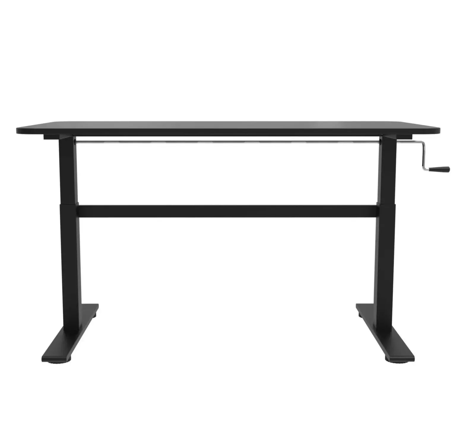 Manual Height Adjustable Desk with Hand Crank, Ergonomic Tiered Sit-Stand Workstation, Premium&nbsp; Desk for Home Office, Gaming and Professional Use