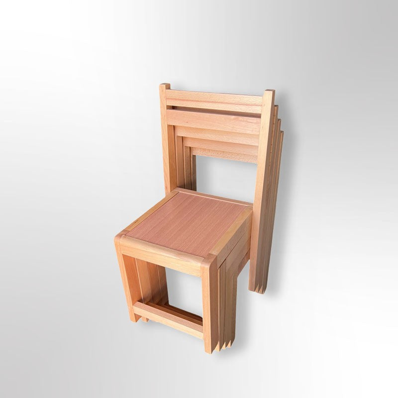 Kids Wooden Stacking Chair – Strong, Compact & Classroom Friendly Design