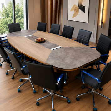 Conference and Meeting Office Room Table Furniture Made in plywood with Laminate