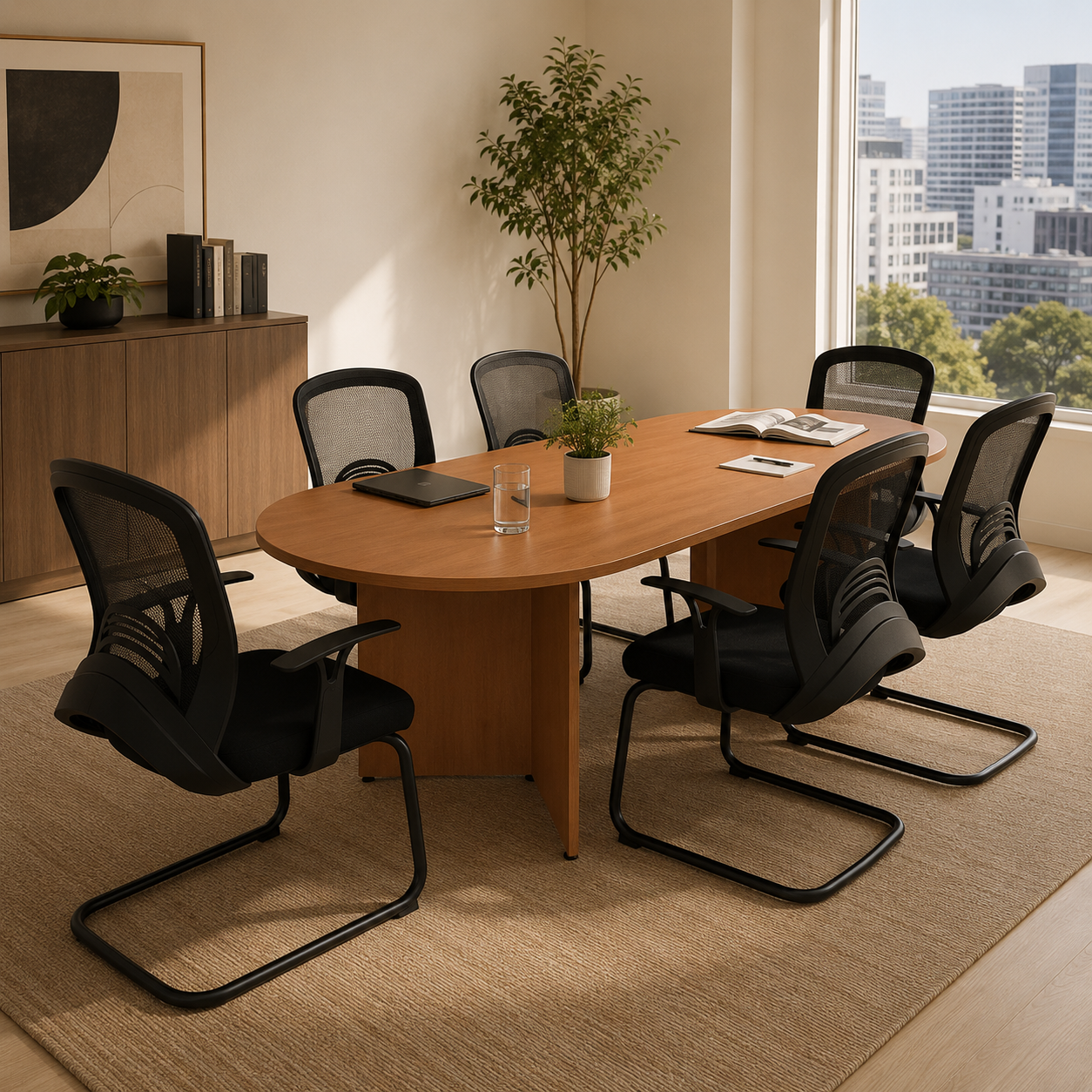 Conference and Meeting Table for Office Furniture with durable modular build, crafted for modern offices