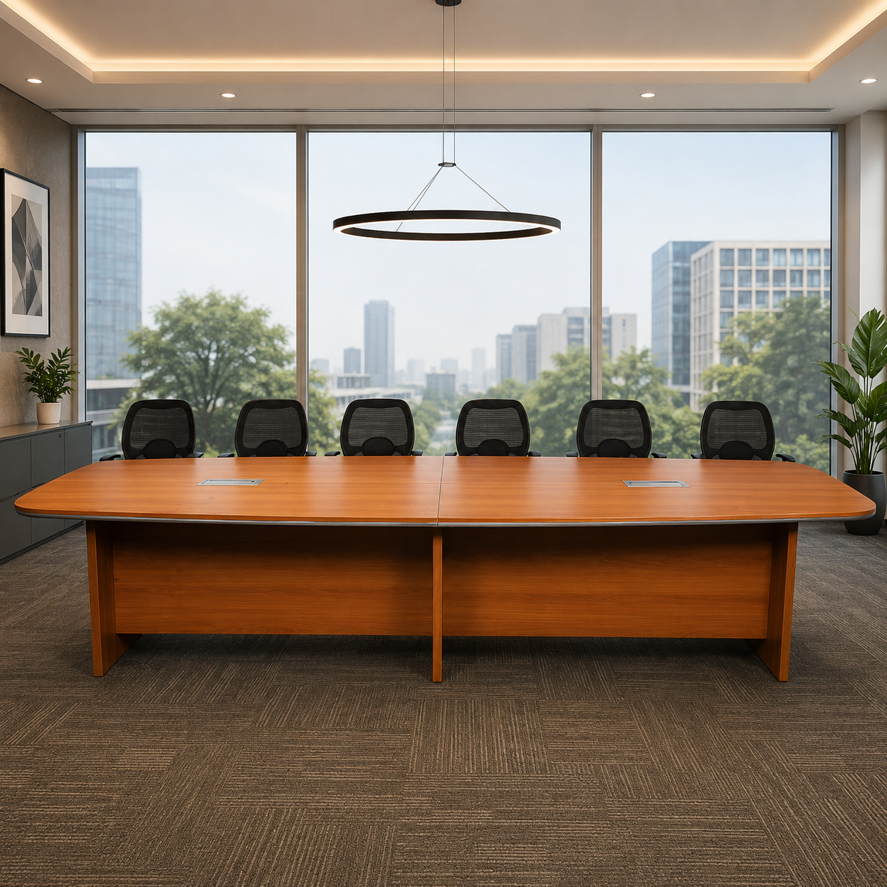 Conference & Meeting Table with Modesty & Gable End