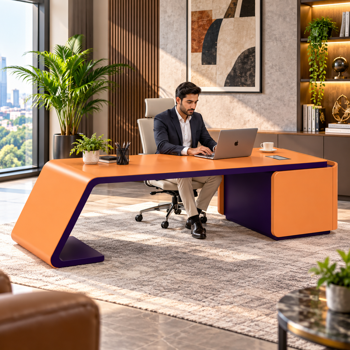 The Executive Command Desk and Luxury Modern Director Table with Premium Design