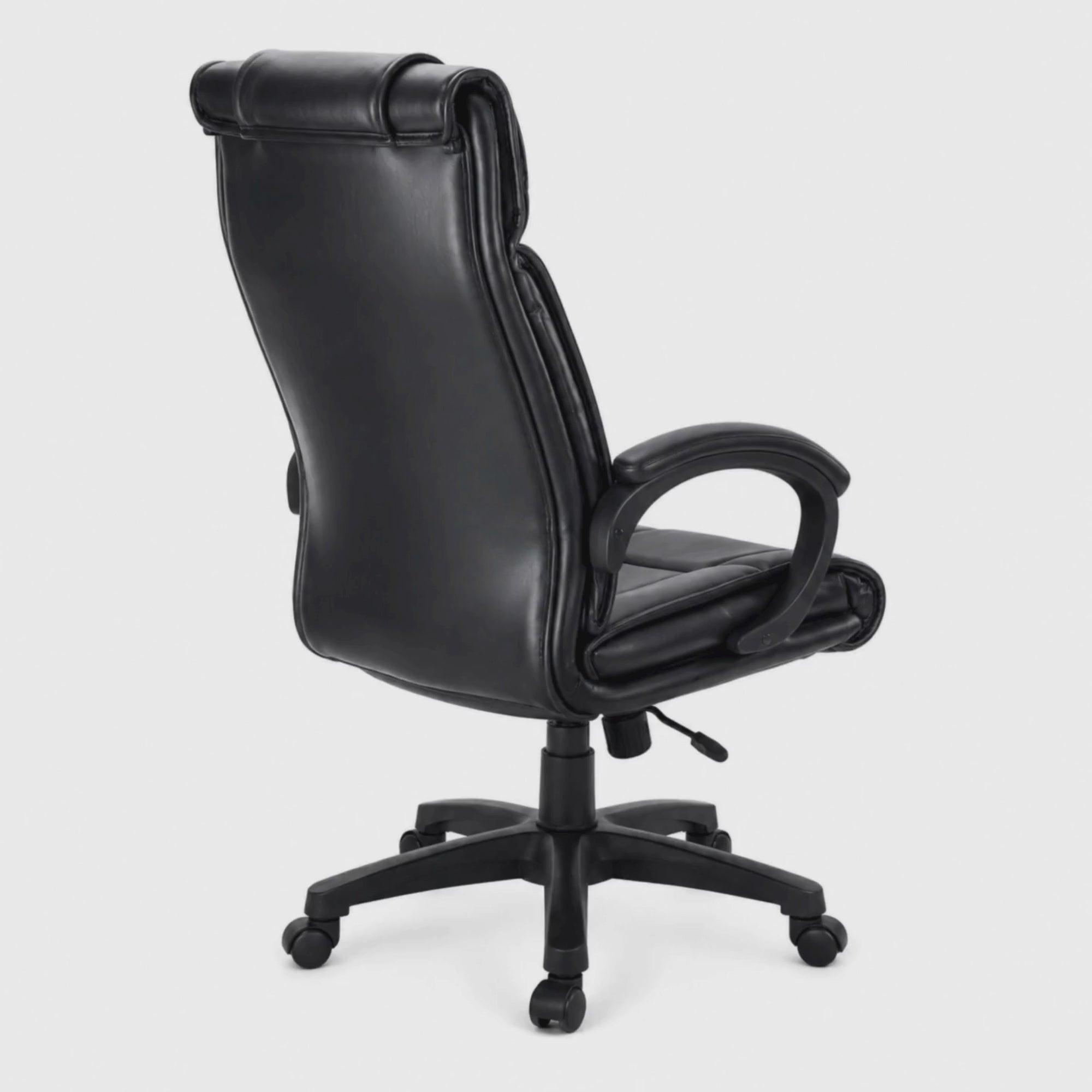 Load video: High Back Director Office Chair with Height Adjustable Nylon Base