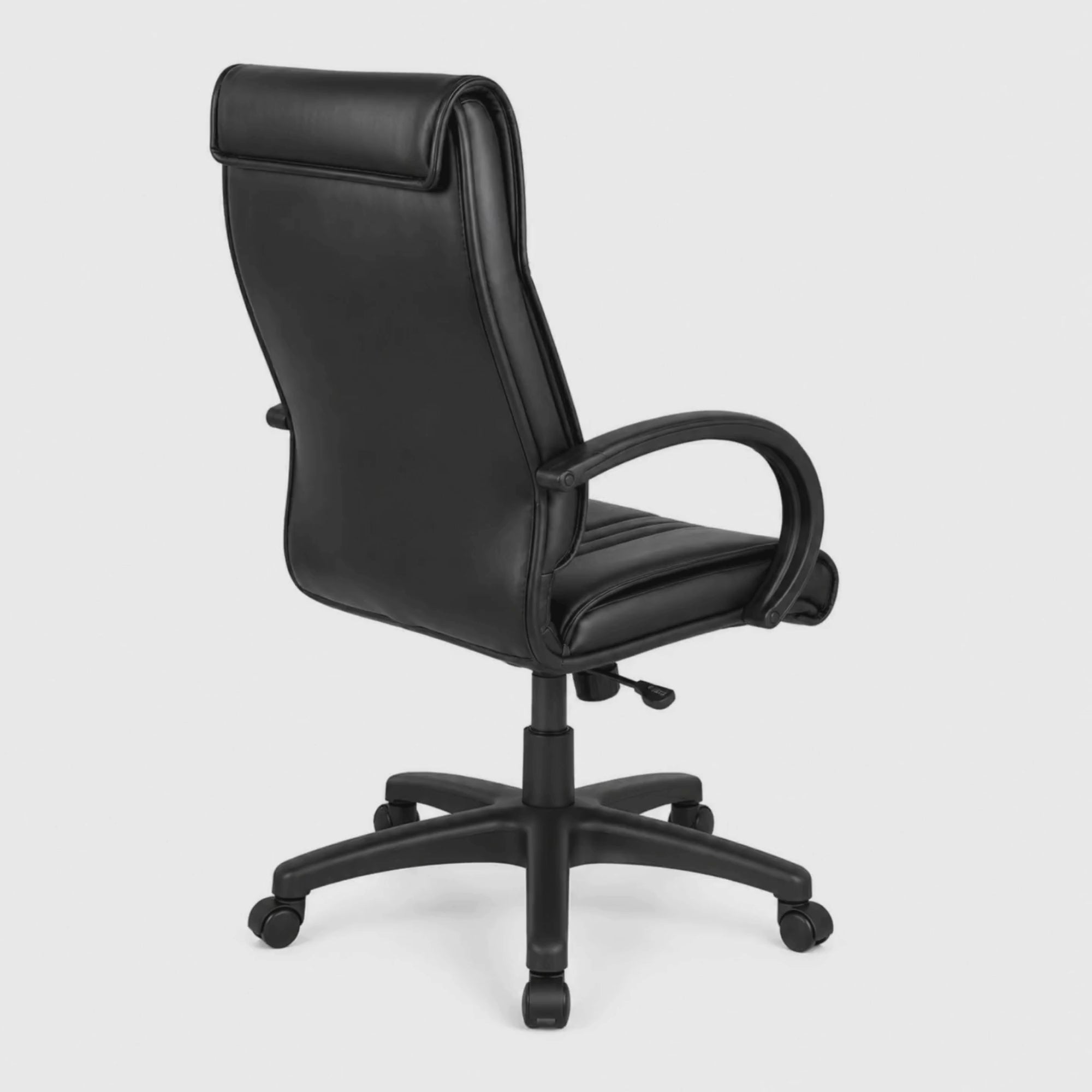 Load video: High Back Director Chair with Height Adjustable Nylon Base