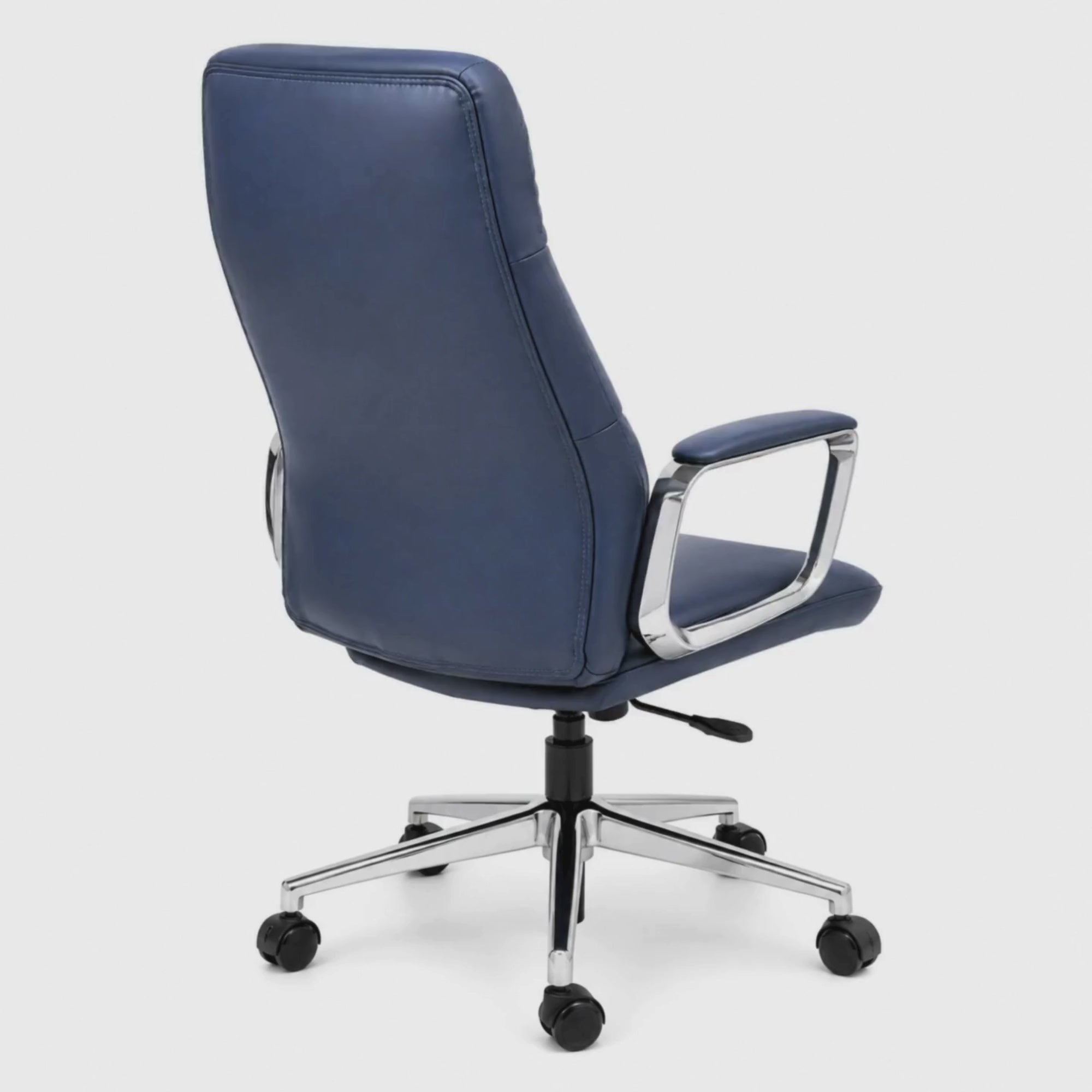 Load video: Director Home &amp; Office High Back Leatherette Chair | Office Chair | Ergonomic Executive Boss Chair