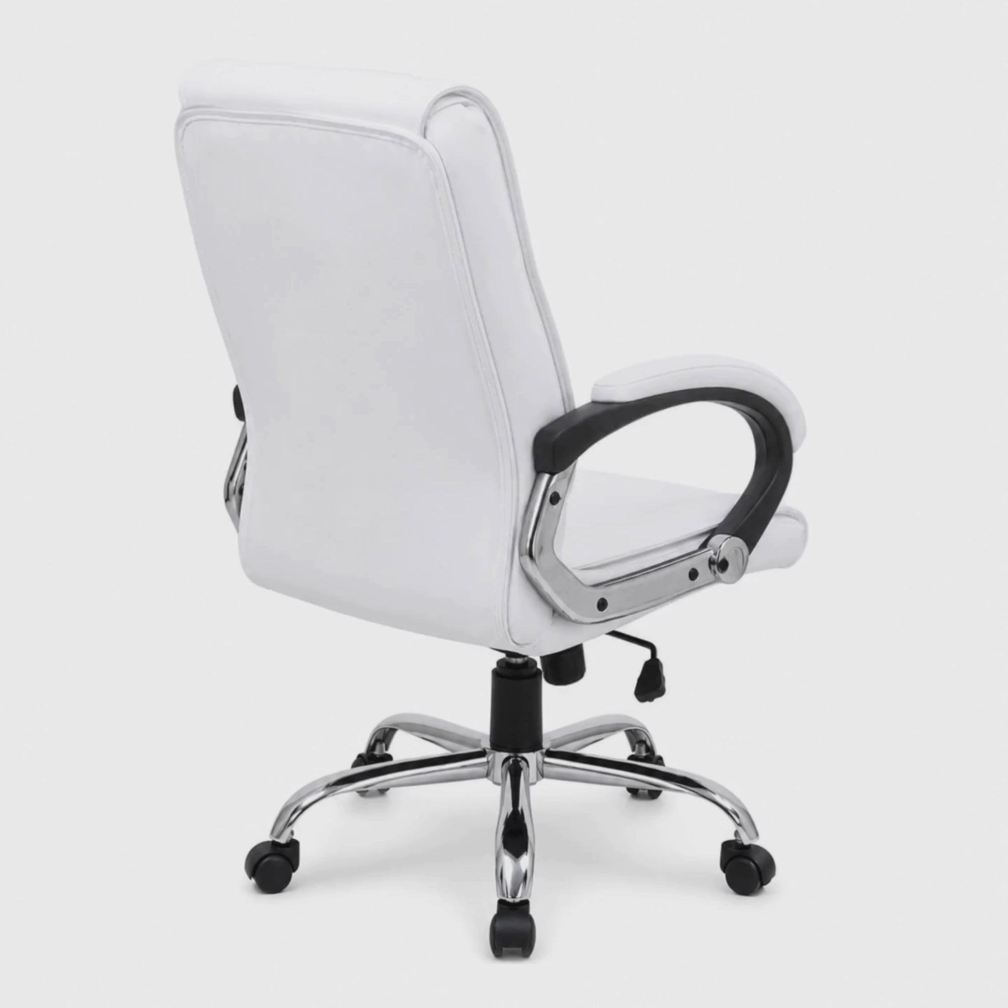 Load video: Director Chair with Height Adjustable Chrome Base