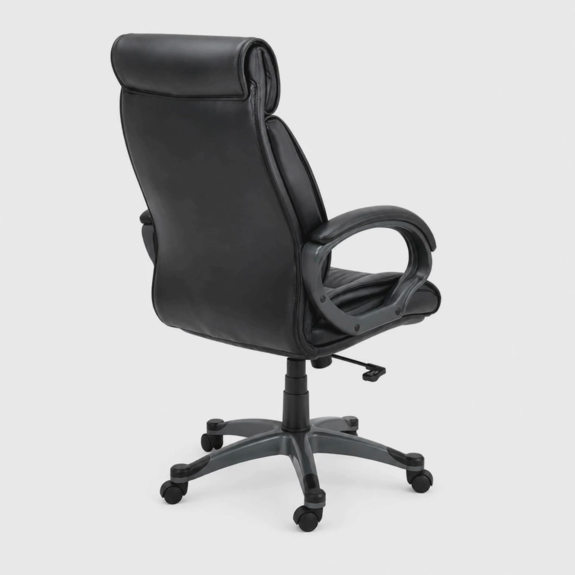 Load video: High Back Director Chair with Aluminum Base
