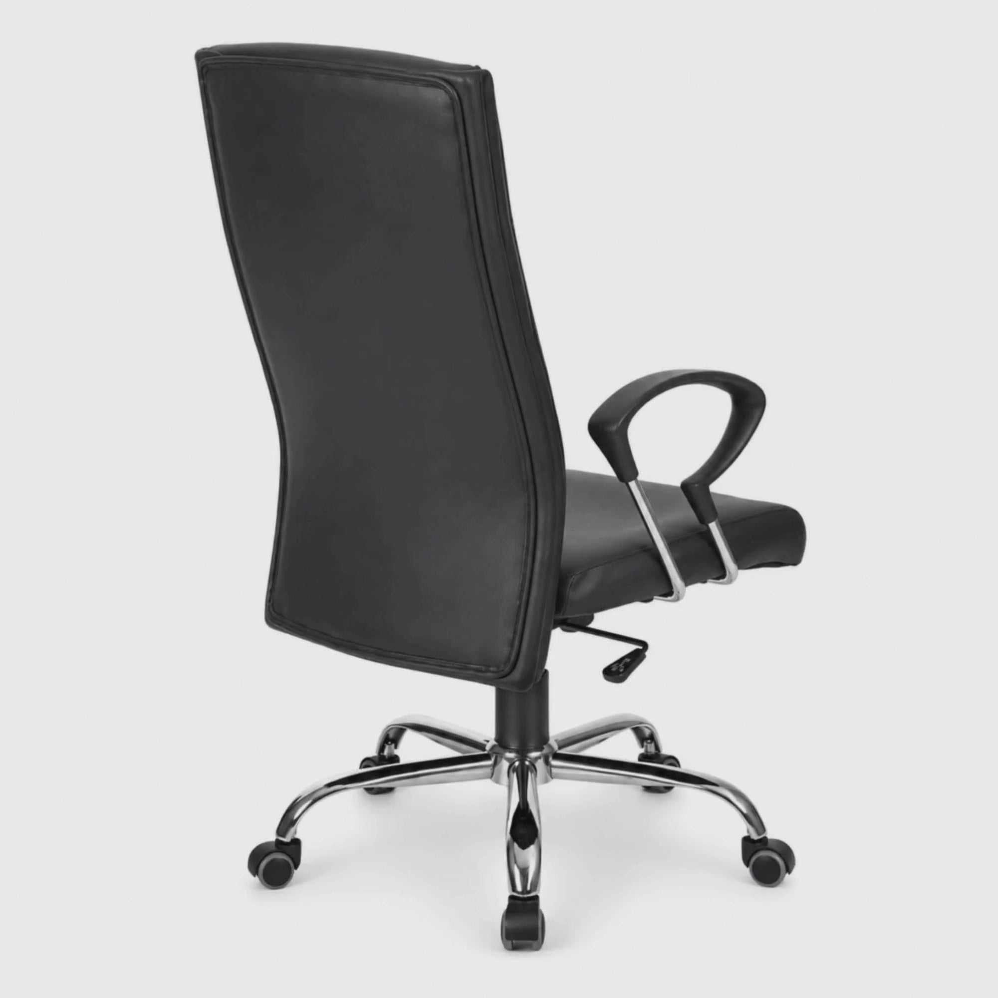 Load video: Comfortable Director Chair with Chrome Base