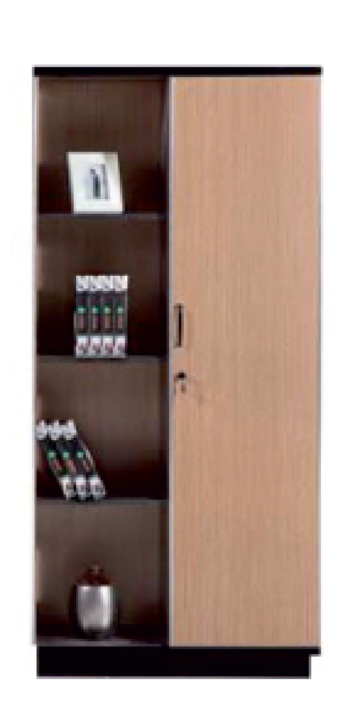Partical Board Adjustable Shelf Inside, Open Shelf & Openable Shutter