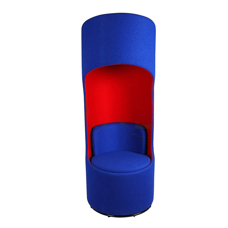 Phone Booth Pod Design One seater sofa  With Revolving Base