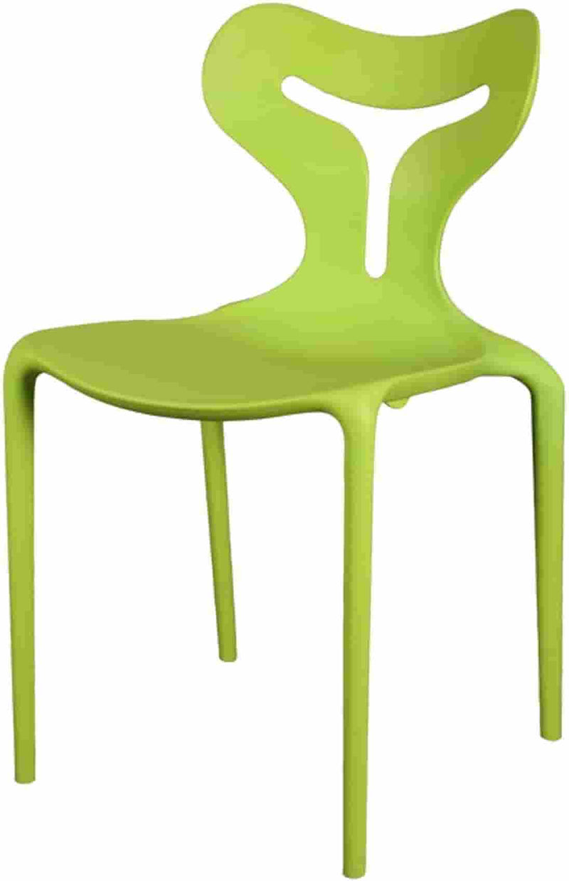 Cafe Chair in Crystal PP Robo Designer - Green