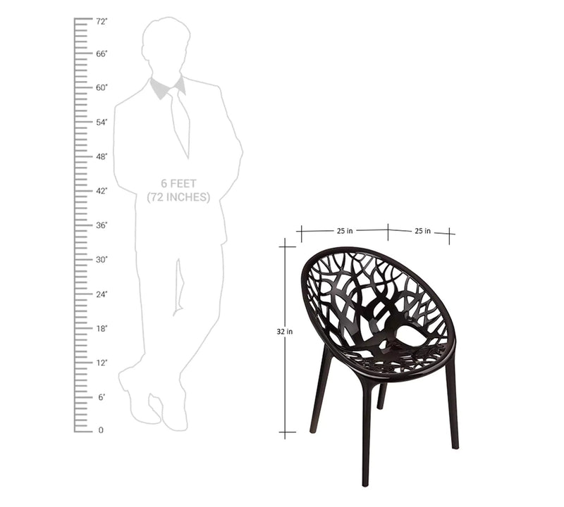 Outdoor Chair on PP Frame Base