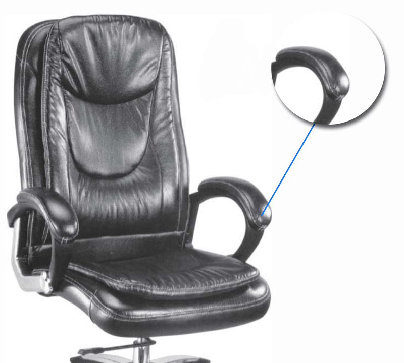 High Back Director Office Chair with Height Adjustable Aluminum Base