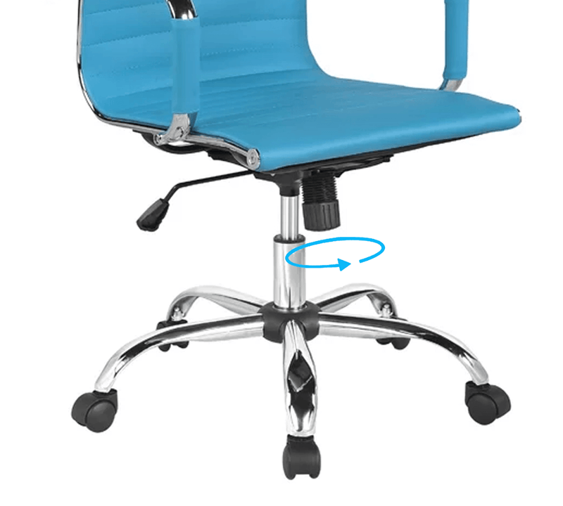High Back Office Executive Chair with Chrome Base
