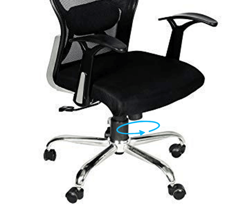 The Medium Back Office Executive Mesh Chair with Chrome Base