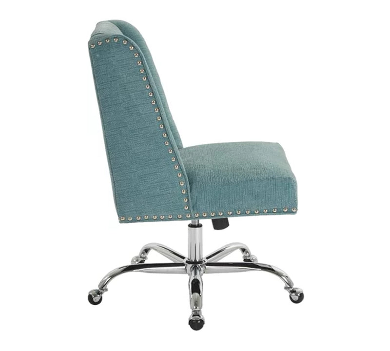 Swivel Lounge Chair with Chrome Base