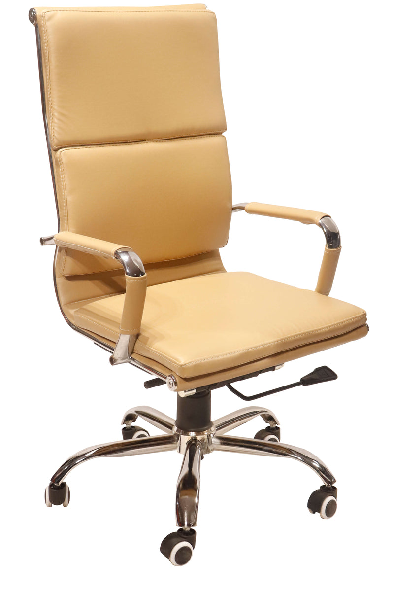High Back Director Chairs with Chrome Base
