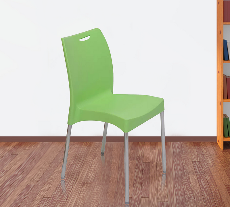 Cafe Chair with Metal Frame Legs Base