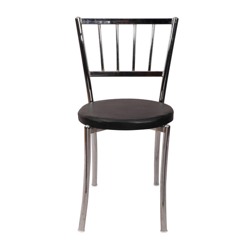 Cafe Chair in Metal Frame SS Legs