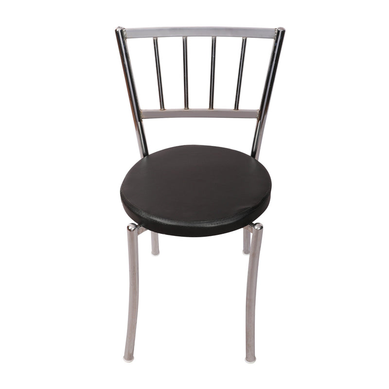 Cafe Chair in Metal Frame SS Legs