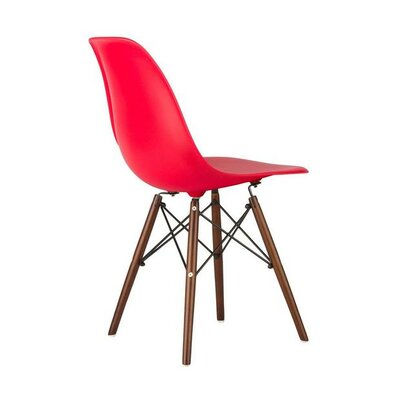 Cafe Chair in Wooden Legs Base
