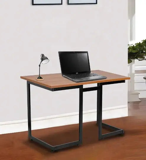Computer Study Table with Metal Base Frame