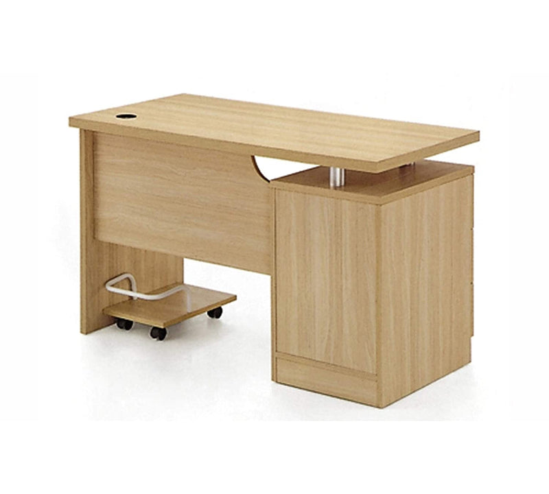 Computer Table with Study Table with CPU Space & Side Drawers