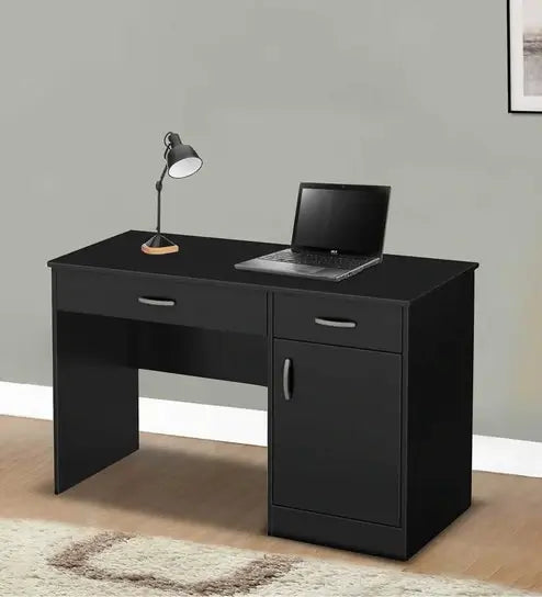 Computer Table with Side Storage & Drawers