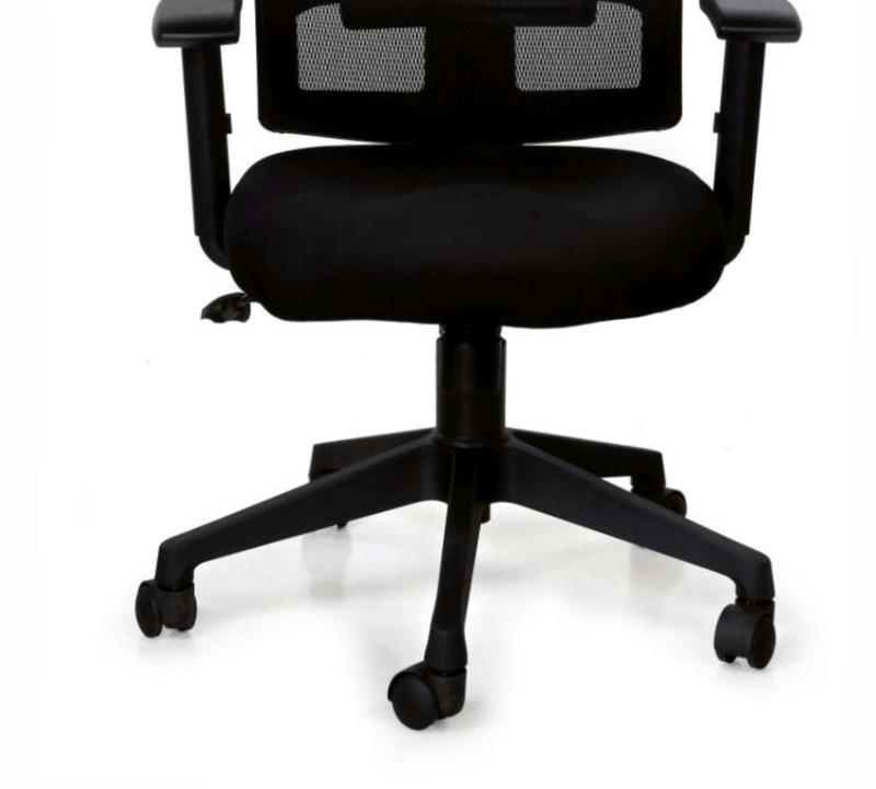 Mesh Office Chair with Height Adjustable Nylon Wheels Base