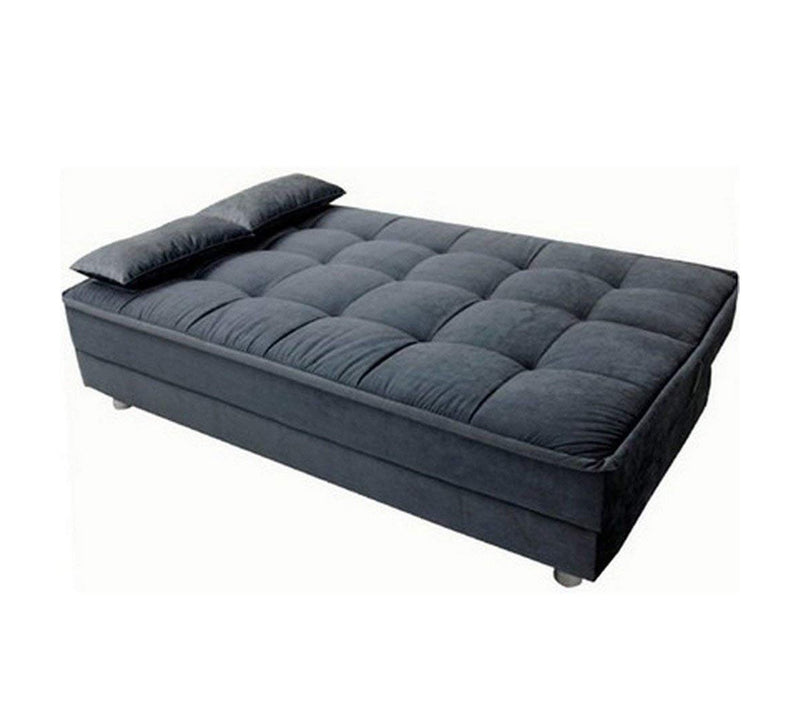 3 Seater Fabric Sofa Cum Bed in Wooden Frame
