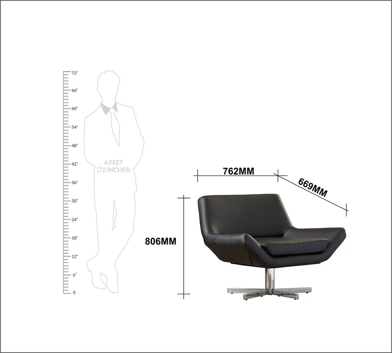 Swivel Wide Lounge Chair