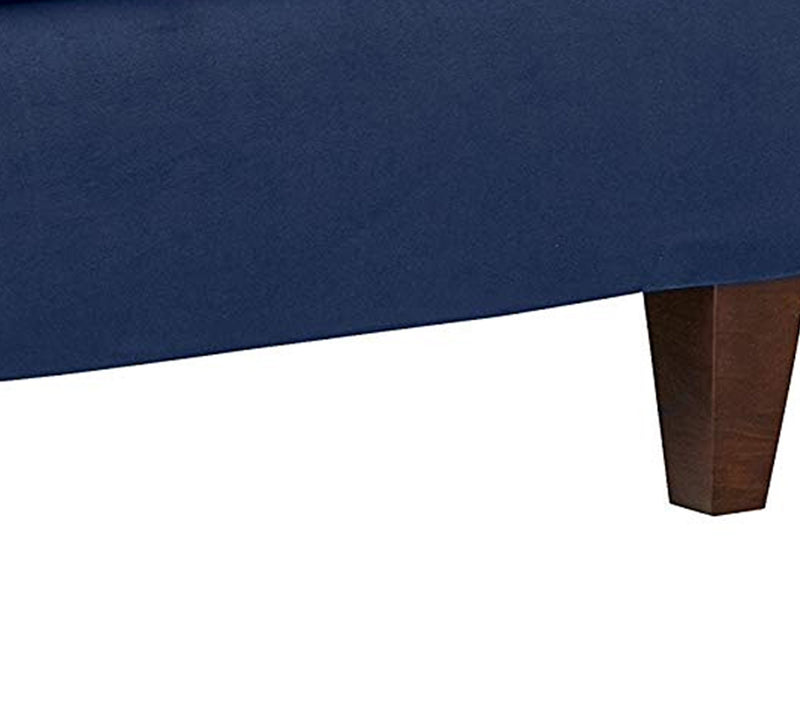 One Seater Chaise in Wooden Frame Base