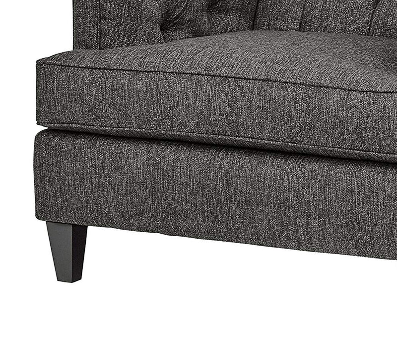 One Seater Chaise in Wooden Frame Base