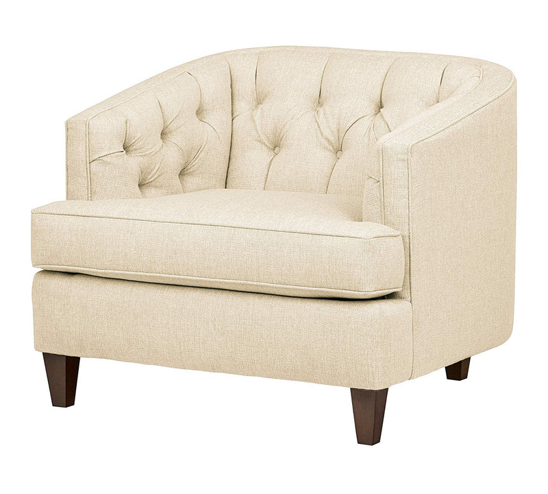 One Seater Chaise in Wooden Frame Base