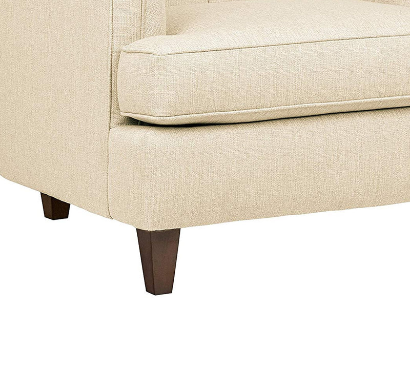 One Seater Chaise in Wooden Frame Base