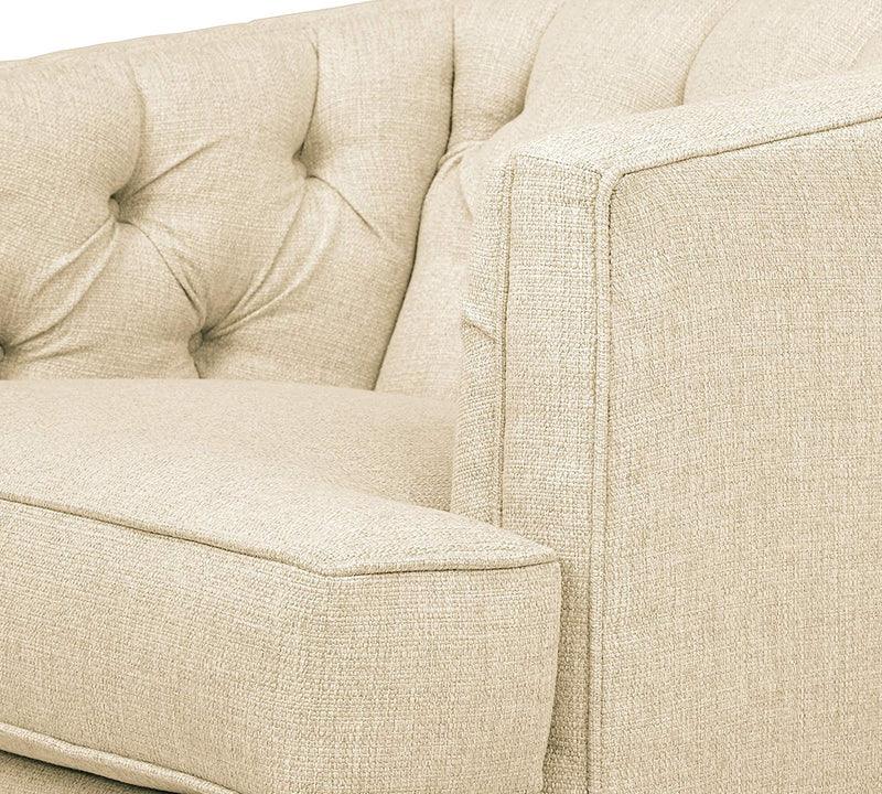 One Seater Chaise in Wooden Frame Base