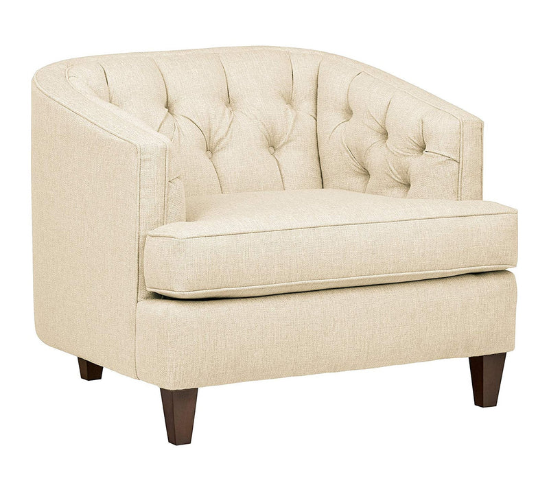 One Seater Chaise in Wooden Frame Base