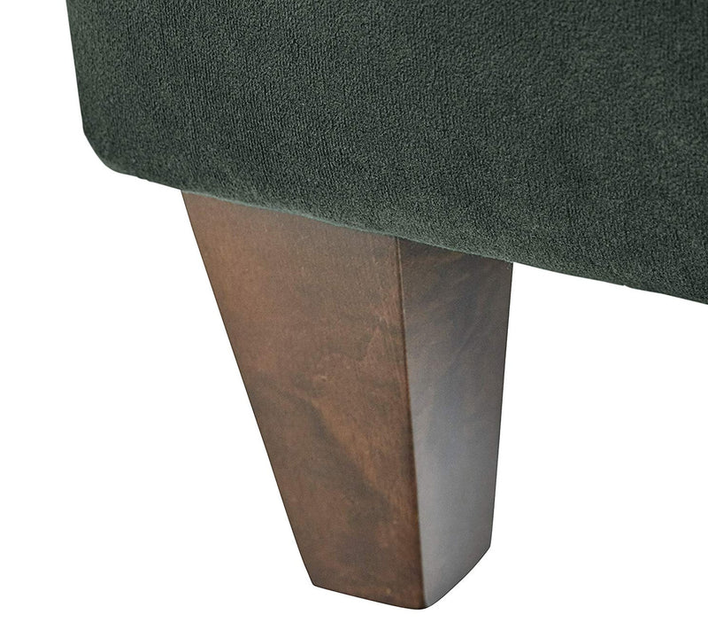 One Seater Chaise in Wooden Frame Base