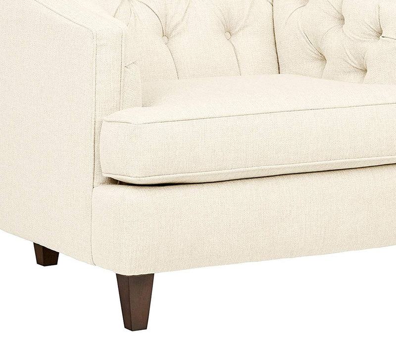 One Seater Chaise in Wooden Frame Base