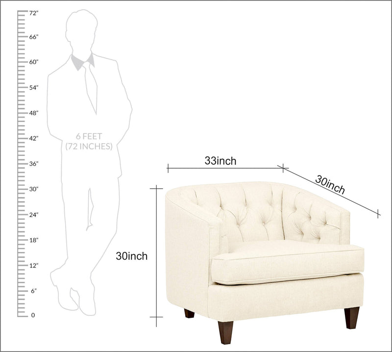 One Seater Chaise in Wooden Frame Base