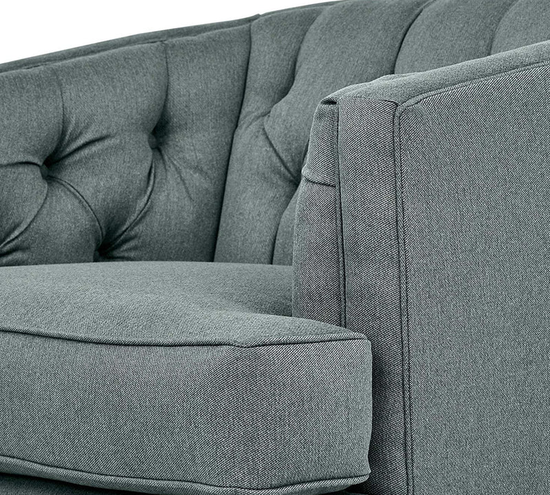 One Seater Chaise in Wooden Frame Base