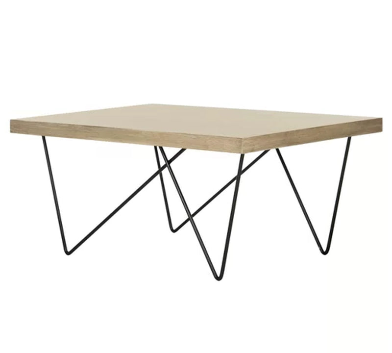 The Metal Frame Legs Base Particle Board Wooden Center Table